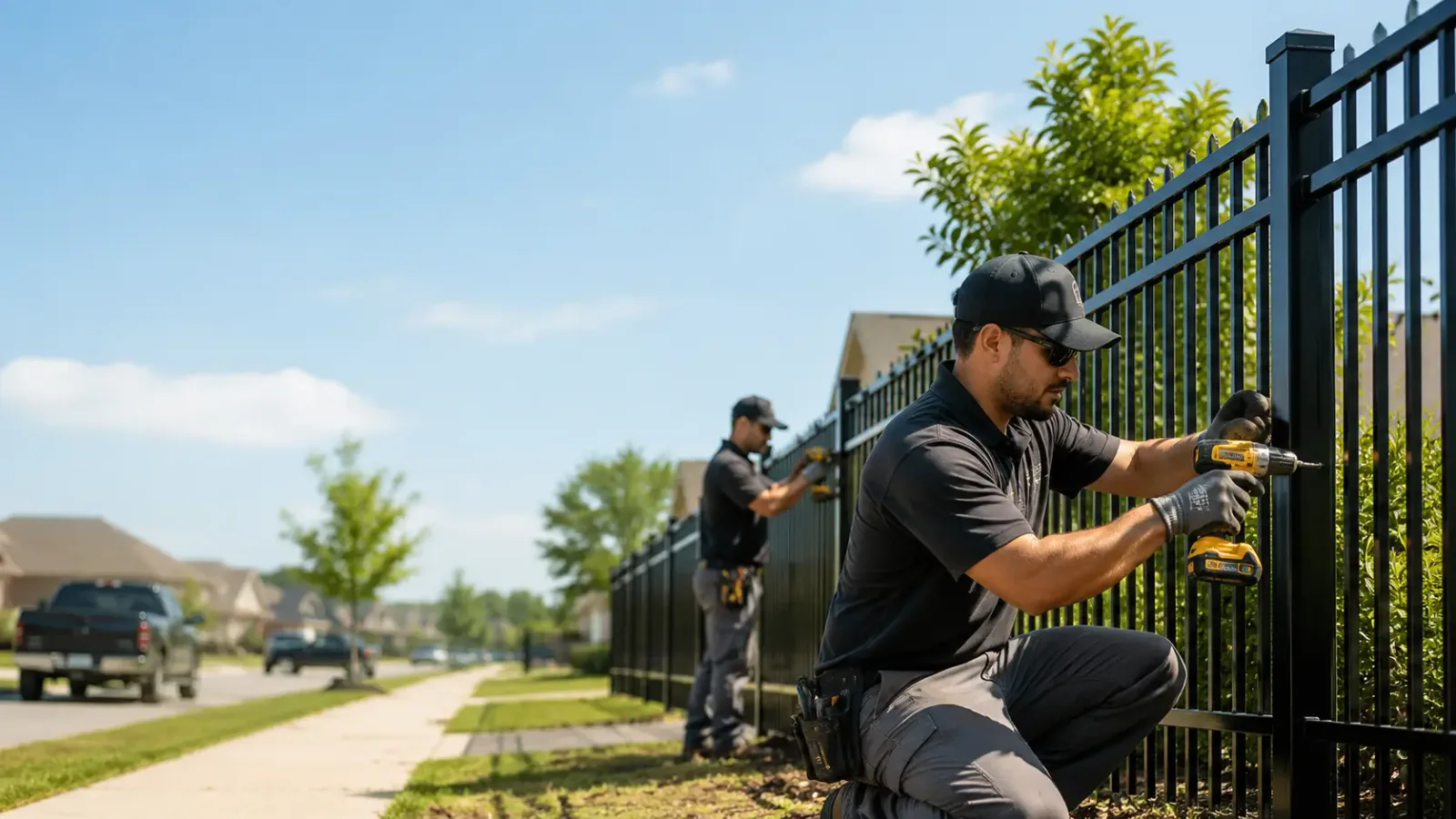 Metal Fence Installation in Providence, KY